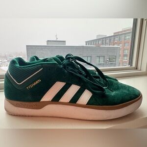 ADIDAS Tyshawn Skate Shoe in Collegiate Green